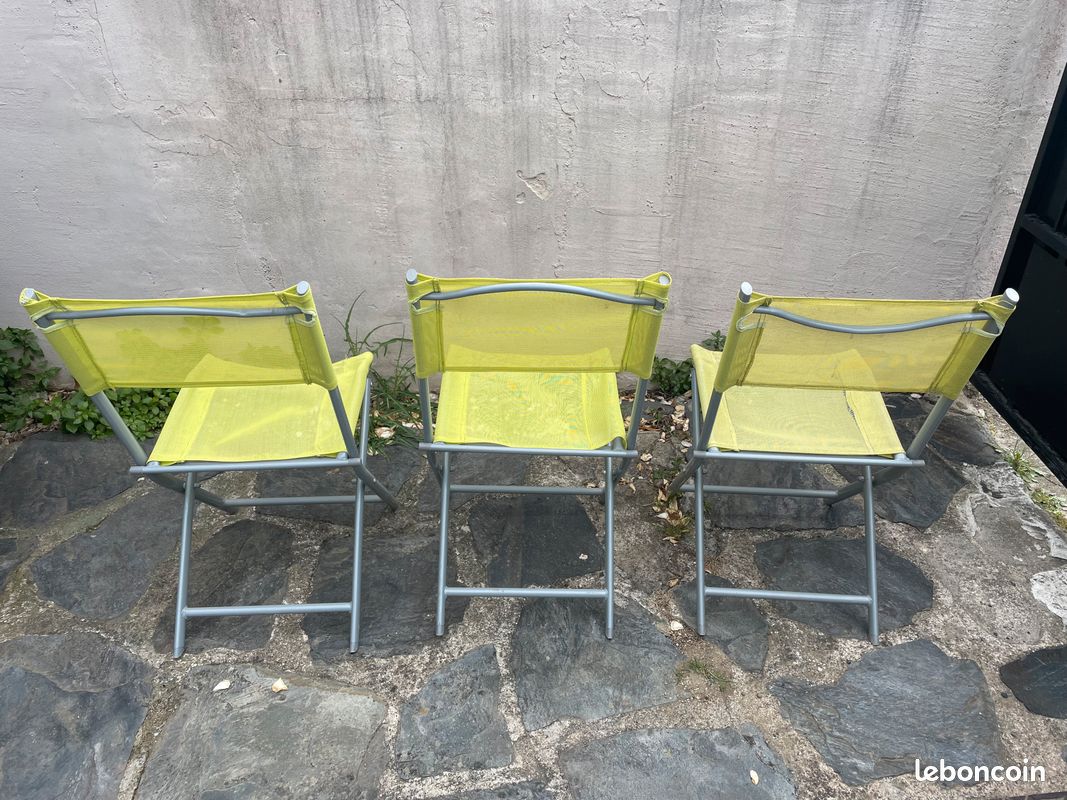 Lot chaises de jardin (image 2)