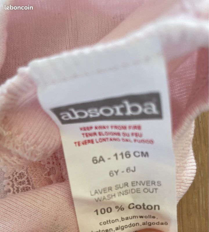 Lot de 3 culottes Absorba + 1 Petit Béguin 6A (image 3)