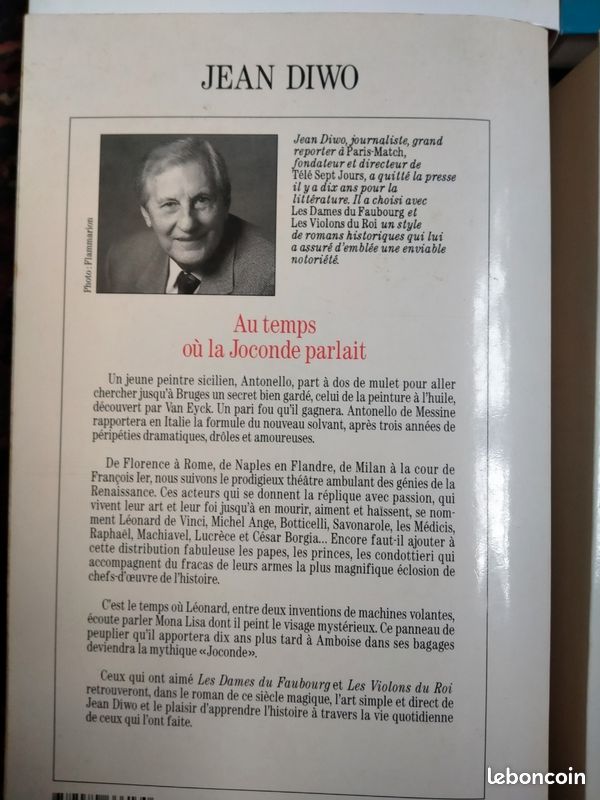 Lot de 4 romans historiques de Jean Diwo (image 4)