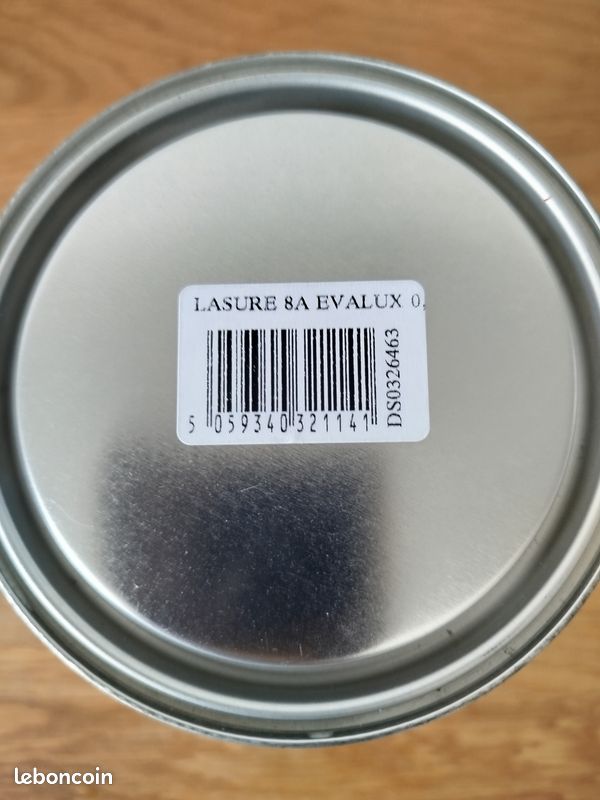 Lasure bois chêne moyen 0,75 L satin EVALUX (image 7)