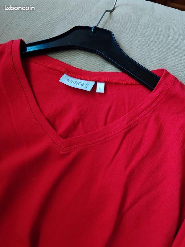 Tee shirt uni ml (image 4)