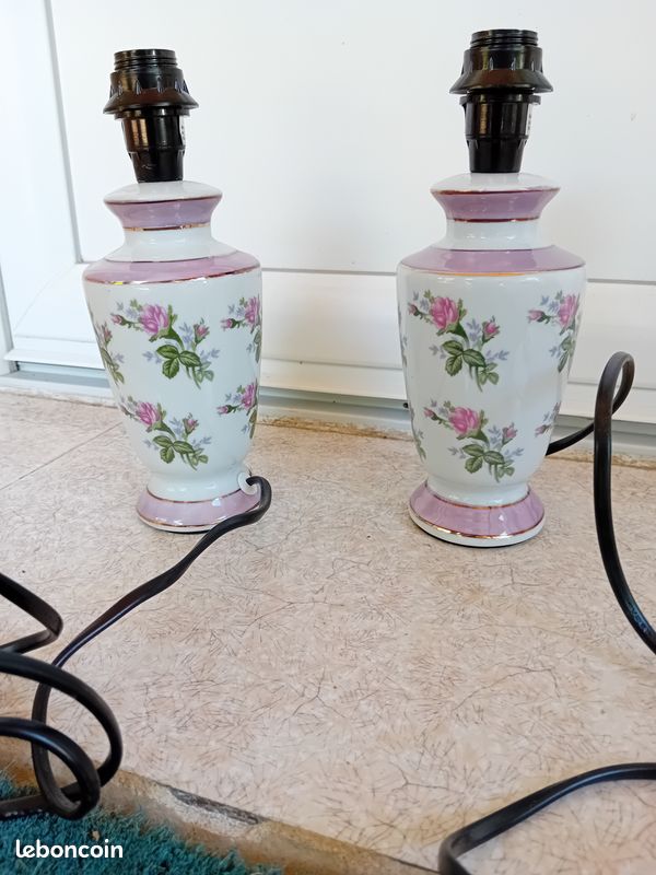 Pieds de lampe chevet (la paire) (image 1)