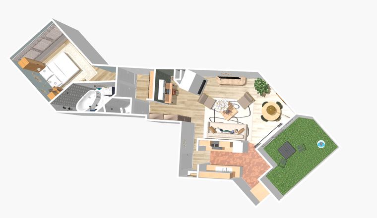 Appartement a louer clamart - 2 pièce(s) - 53 m2 - Surfyn