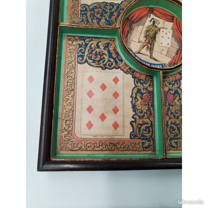 ANCIEN JEU DE NAIN JAUNE - JJF JEUX et JOUETS FRANCAIS - début XXème -DES TACHES EUR 25,00 - FR