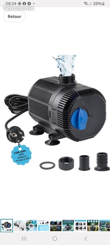 Pompe filtration bassin (image 1)