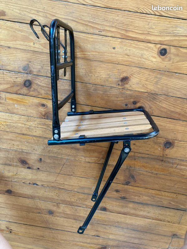 Porte bagages velo avant bois Équipements vélos