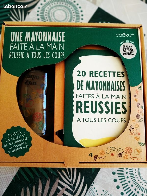 Shaker à Mayonnaise Maison Cookut – Inratable Avec 20 Recettes Incluses