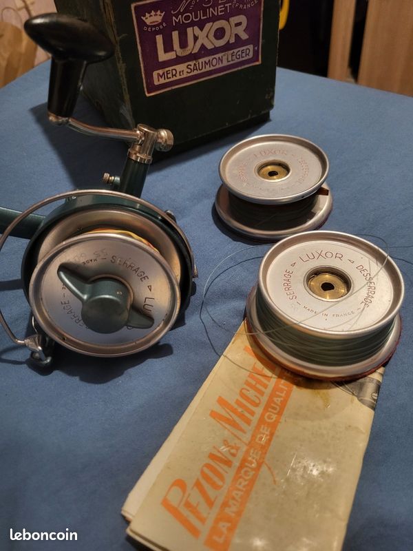 MOULINET PECHE ANCIEN Luxor Contact 400 Super Express France Old Vintage Reel EUR 93,22 - FR