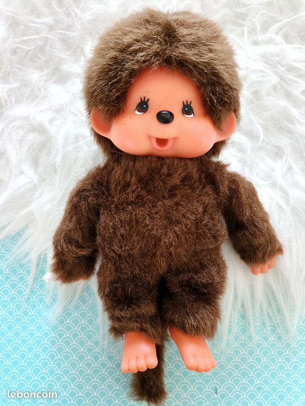 Peluche Monchhichi vintage + 2 tenues boutique monchhichi + sac à dos kiki AJENA vintage (image 8)