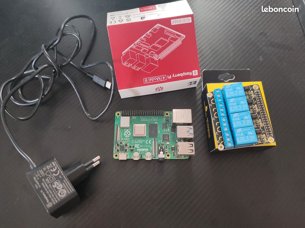 Raspberry Pi 4 4G Model B | Raspberry Pi 4 B 4 Go Modèle B | RS