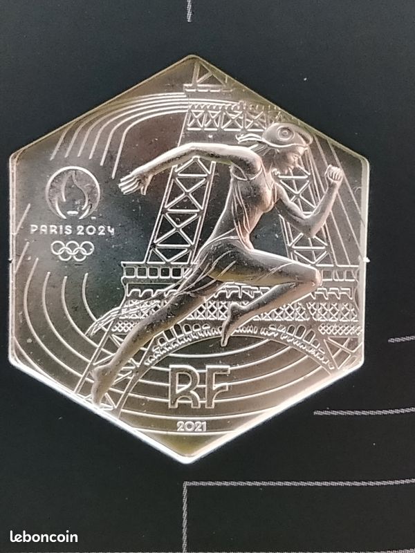 10 euros argent 2021 - JO Paris 2024 (image 2)