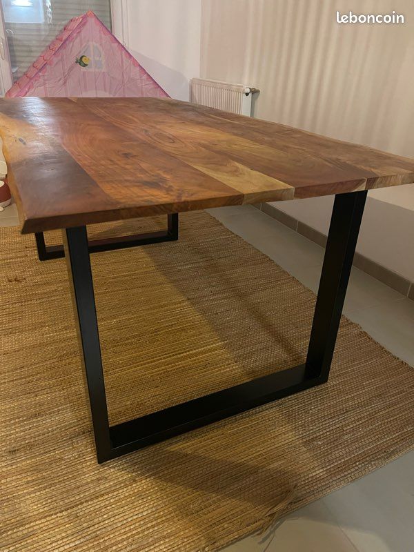 Table à manger rectangulaire en bois SKLUM (image 2)