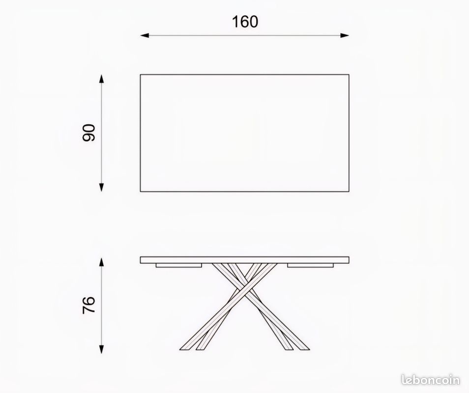 Table extensible Neuve (image 3)