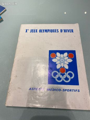 Rare Broche Insigne GRENOBLE 1968 X° Jeux Olympiques