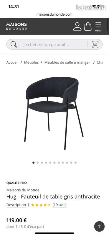 Fauteuil de table (image 5)