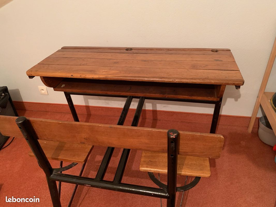 Bureau écolier bois (image 1)