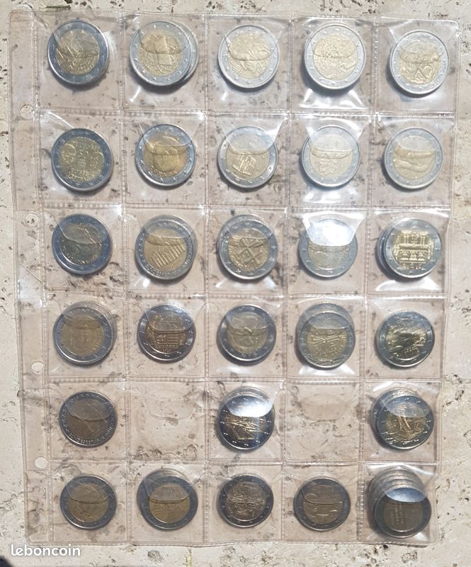 Pieces 2 euros rares (image 1)