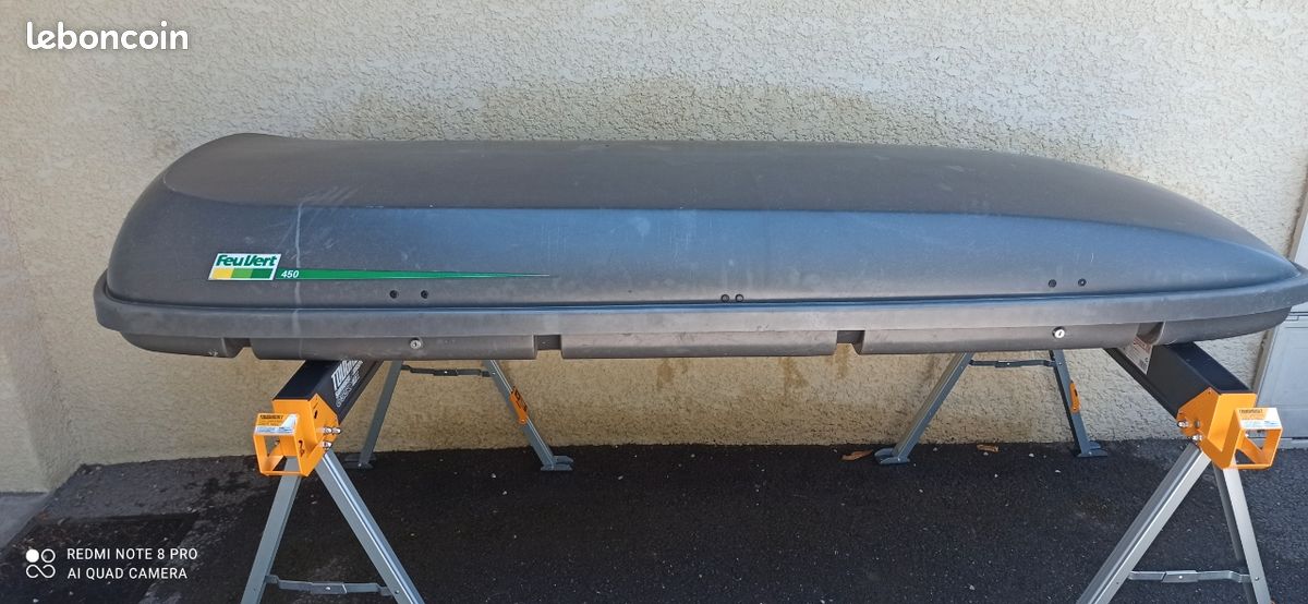 Coffre de toit feu vert 450 litres (image 1)