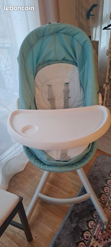 Chicco Baby Hug 4 in 1 Aquarelle + housse + tablette chaise haute (image 3)