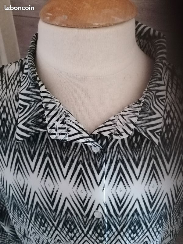 Chemise tunique femme h&m taille M (image 2)