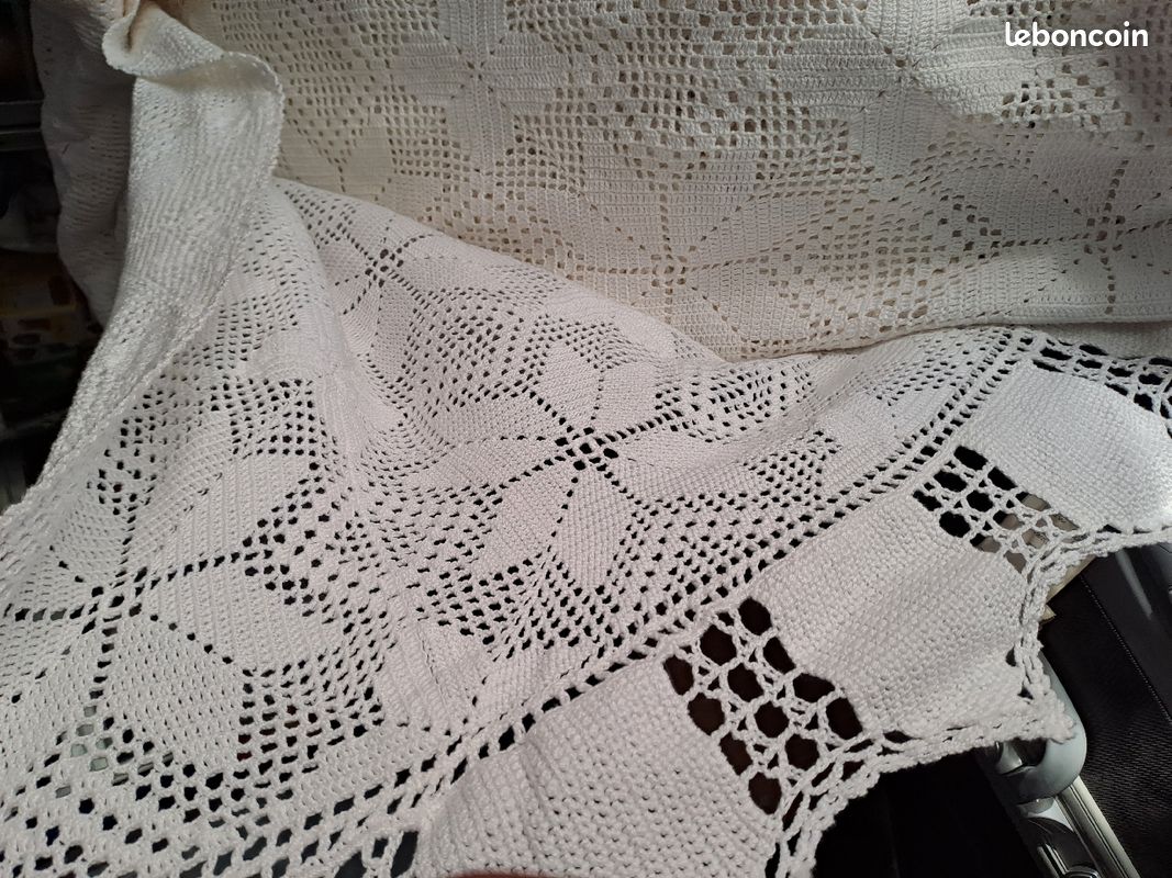 Dessus de lit coton DMC ,fait main (image 2)