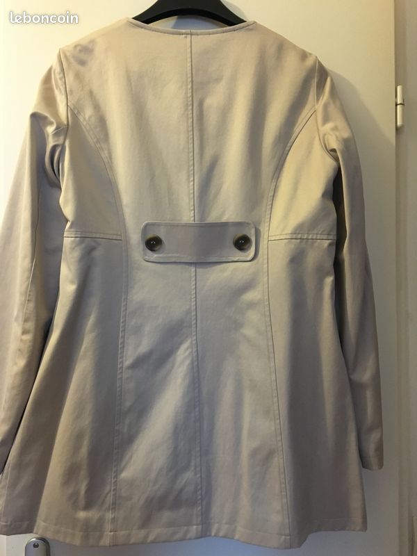 Veste impermeable femme beige t42 neuf (image 2)