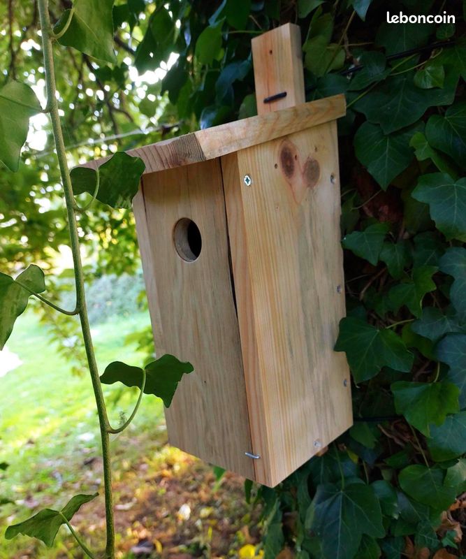 LA PREE - Nichoir Pour Oiseaux Sauvages En Pin Massif - Maison Pour