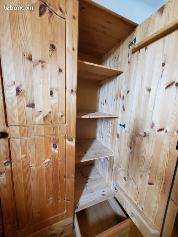 Armoire en pin massif Cocktail Scandinave (image 2)