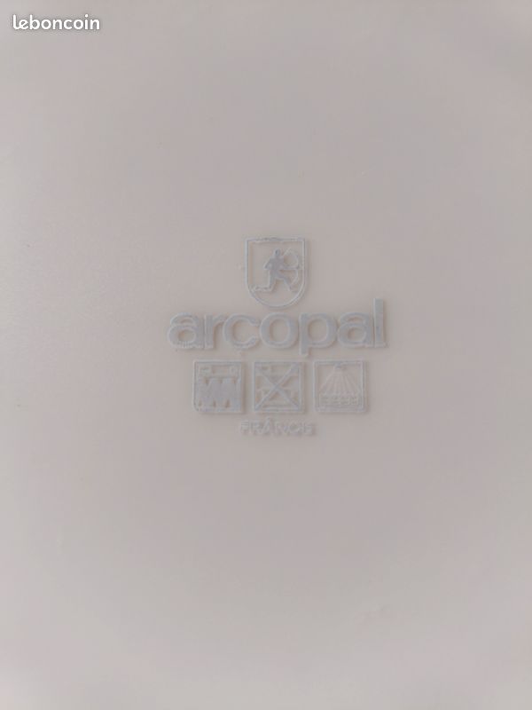 12 assiettes plates Arcopal France 28 cm (image 2)