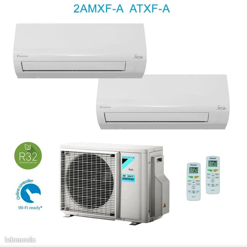 Climatisation reversible pompe a chaleur air/air. 2 pieces (image 1)