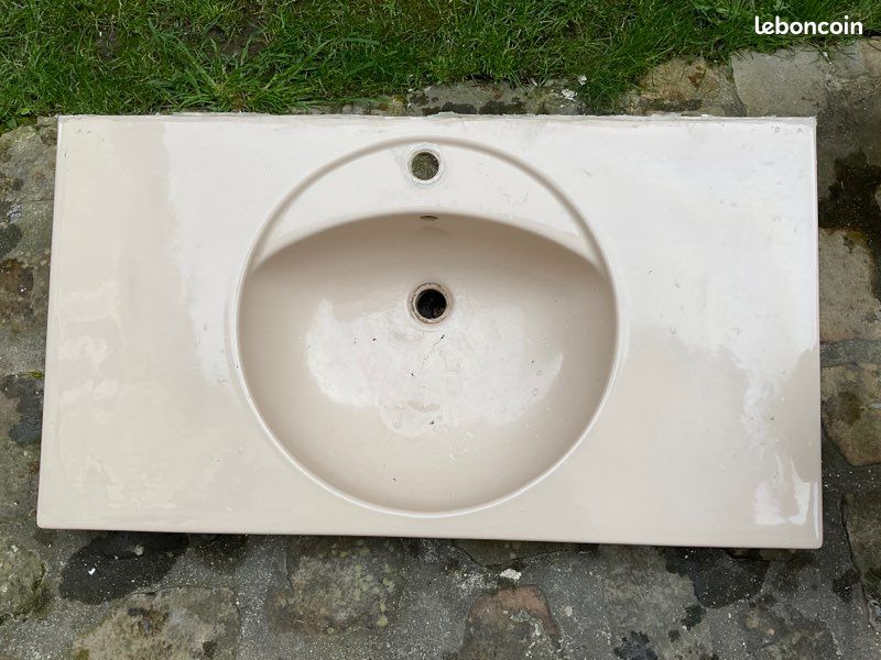 Trio de salle de bain, lavabo, bidet, WC (image 3)