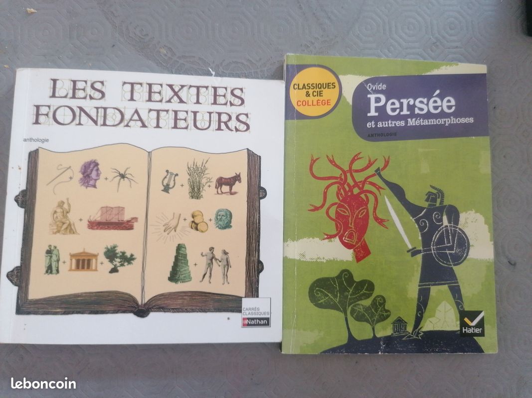 Les textes fondateurs 6e Carrés Classiques et Ovide Persée et autres métamorphoses Classiques et Cie College Hatier (image 1)