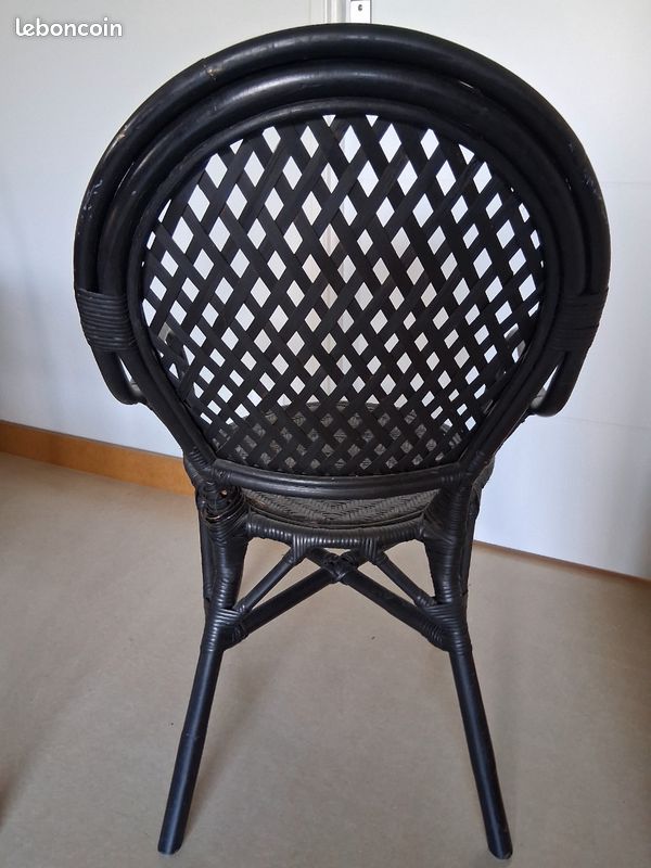 2 chaises en rotin (image 2)