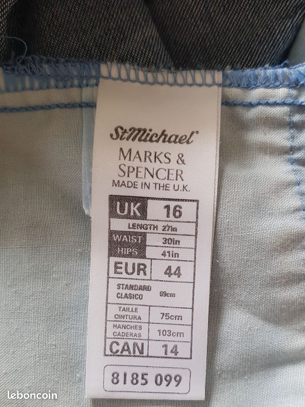 Parisian - Jean skinny à taille haute boutonnée - Bleu foncé