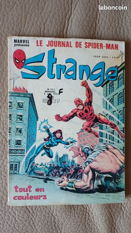 [Réservé] Lot 1 de 10 Marvel Strange Le journal de Spider-Man Collection Super Héros LUG (image 3)