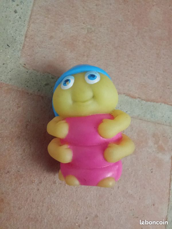 Figurine Vintage Playskool – Luciole Glo Friends – Mille-pattes Bonnet Bleu – 1986
