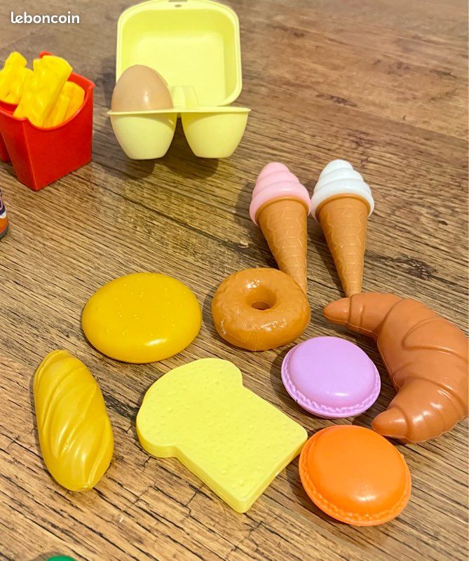 Kit De Coupe De Nourriture Jouet 13 Pièces – Fruits Et Légumes Avec Couteau, Auto-agrippant, Sans BPA, Pour Cuisine Imaginaire Enfant