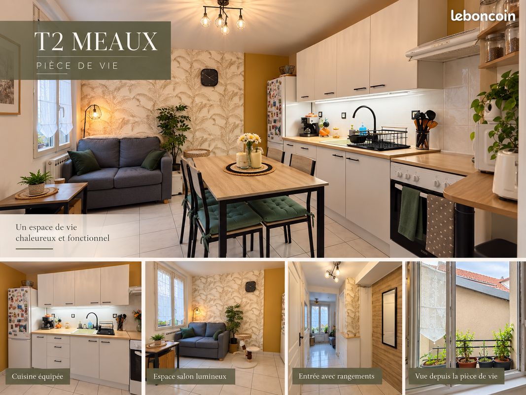 Appartement 2 pièces 30 m² · à Meaux · 30 m² · 850 €/mois