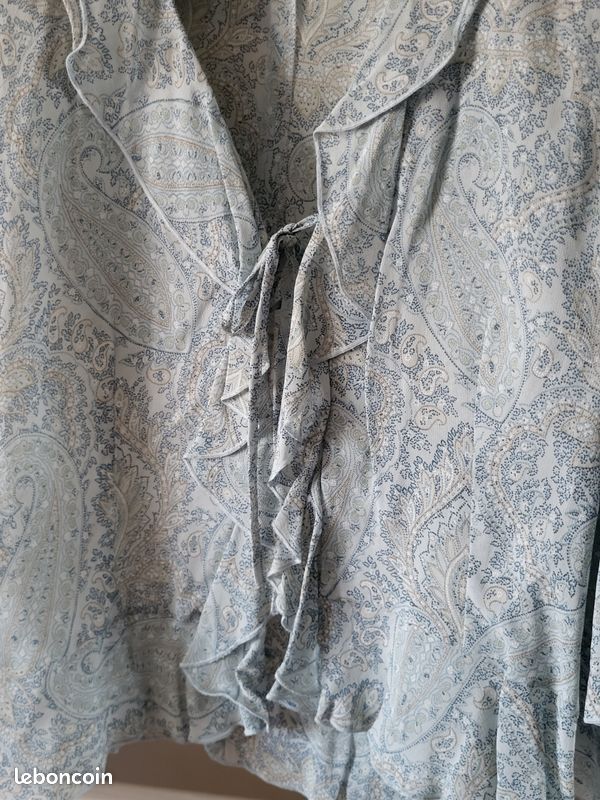 Tailleur printemps/été, veste + jupe CAROLL T38 (image 2)