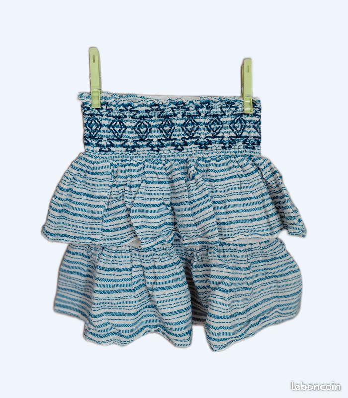 Jupe D'été Pour Fille Lands' End Taille 6X - Très Bon état Occasion