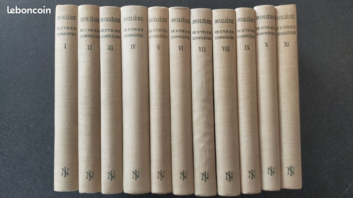 Oeuvres complètes de Molière en 11 volumes de 1949 (image 2)