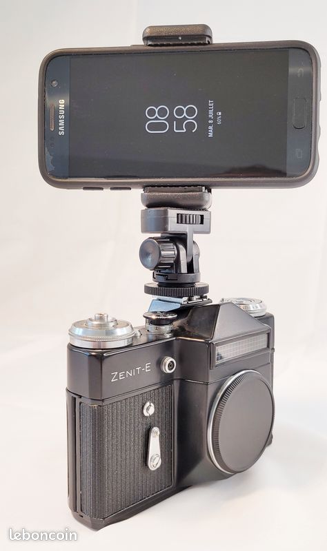 📸 1 Support de téléphone universel et 1 adaptateur griffe flash pour appareil photo – Neufs (image 9)