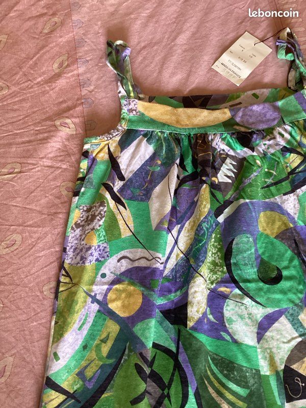 Robe 80´s verte (image 8)
