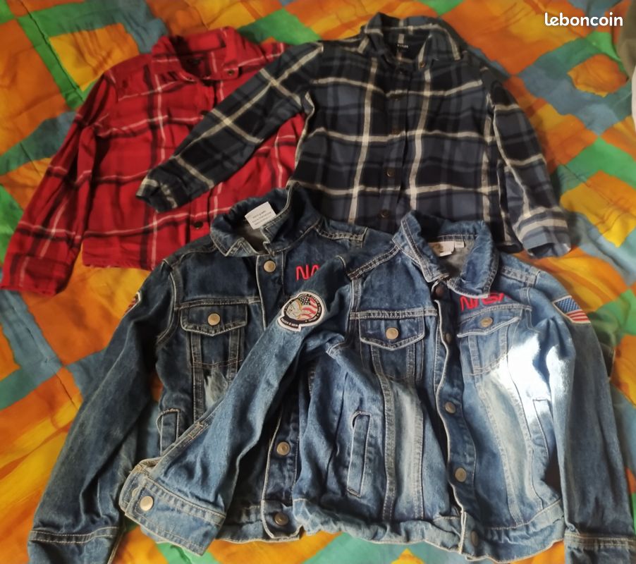Lot chemises vestes 5 ans (image 1)