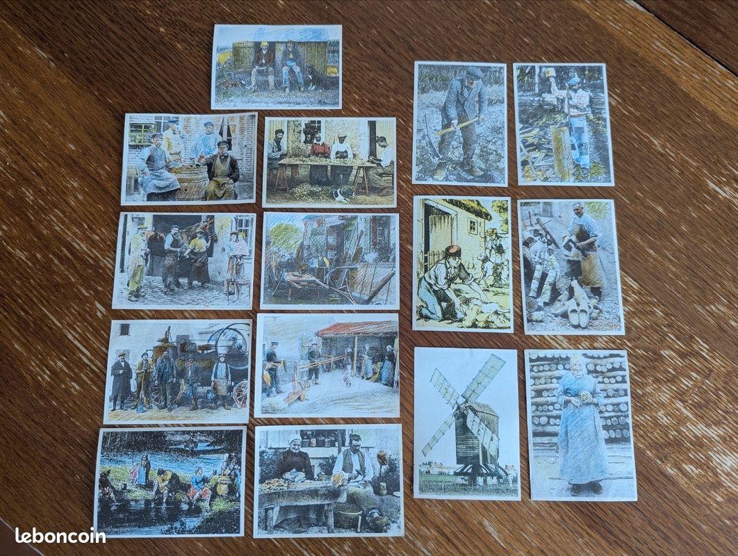Images à collectionner Poulain série 45 métiers d'autrefois (image 1)