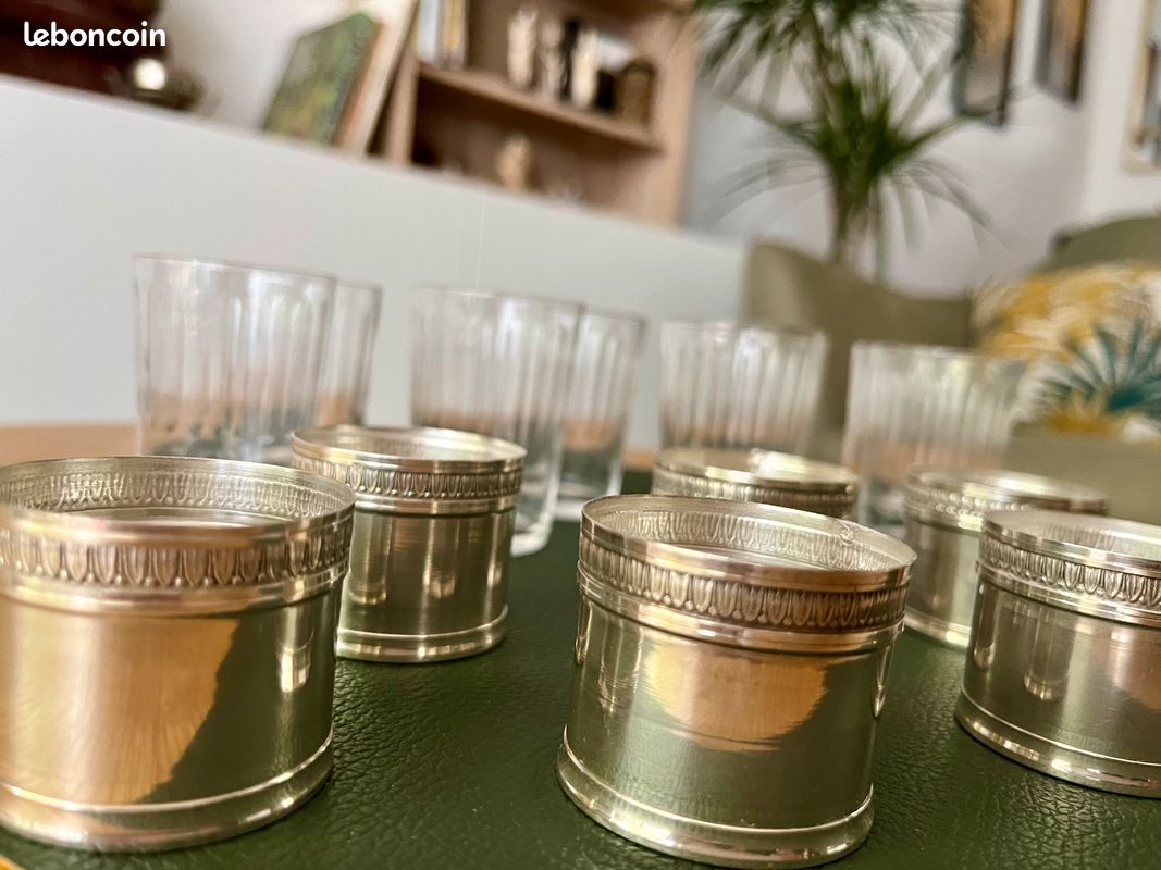 Set de 8 verres apéritif - Poinçon Minerve (image 8)