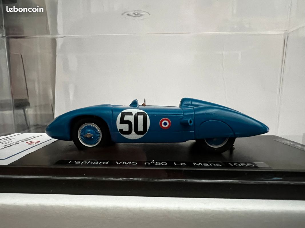 Miniature GCAM Panhard VM5 #50 – 24h Du Mans 1955, 1/43, Édition Limitée