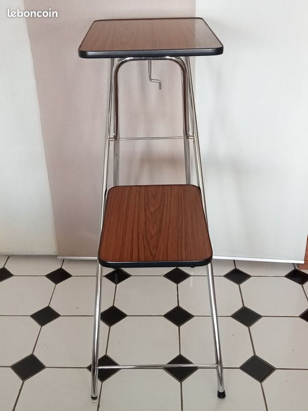 Desserte Vintage Chrome & Formica – État proche du Neuf – Multi-usages (image 6)