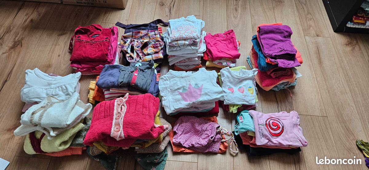 Lot vêtements filles 18mois (image 1)