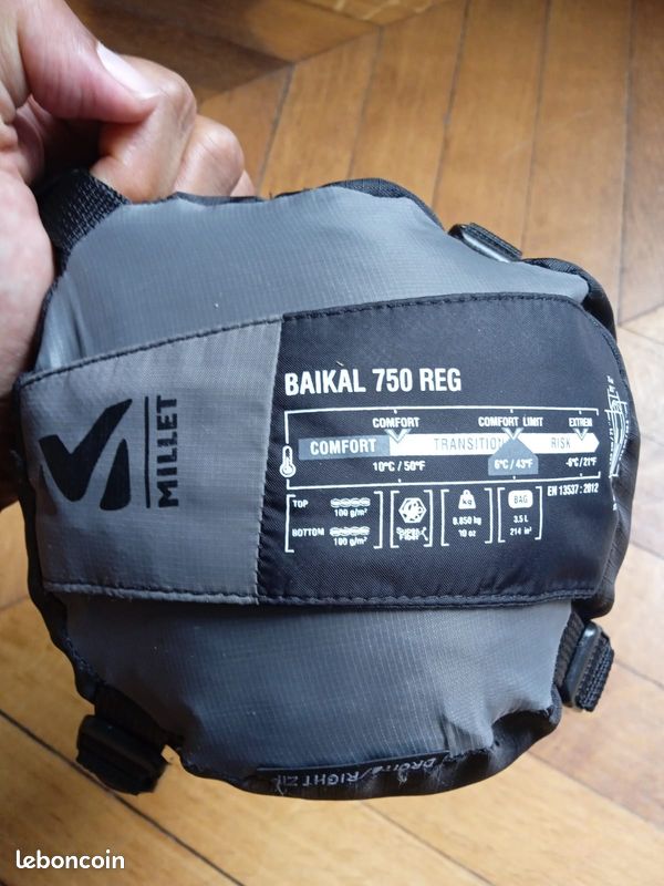 Millet Baikal 750 Reg Millet Sac De Couchage Sac De Couchage